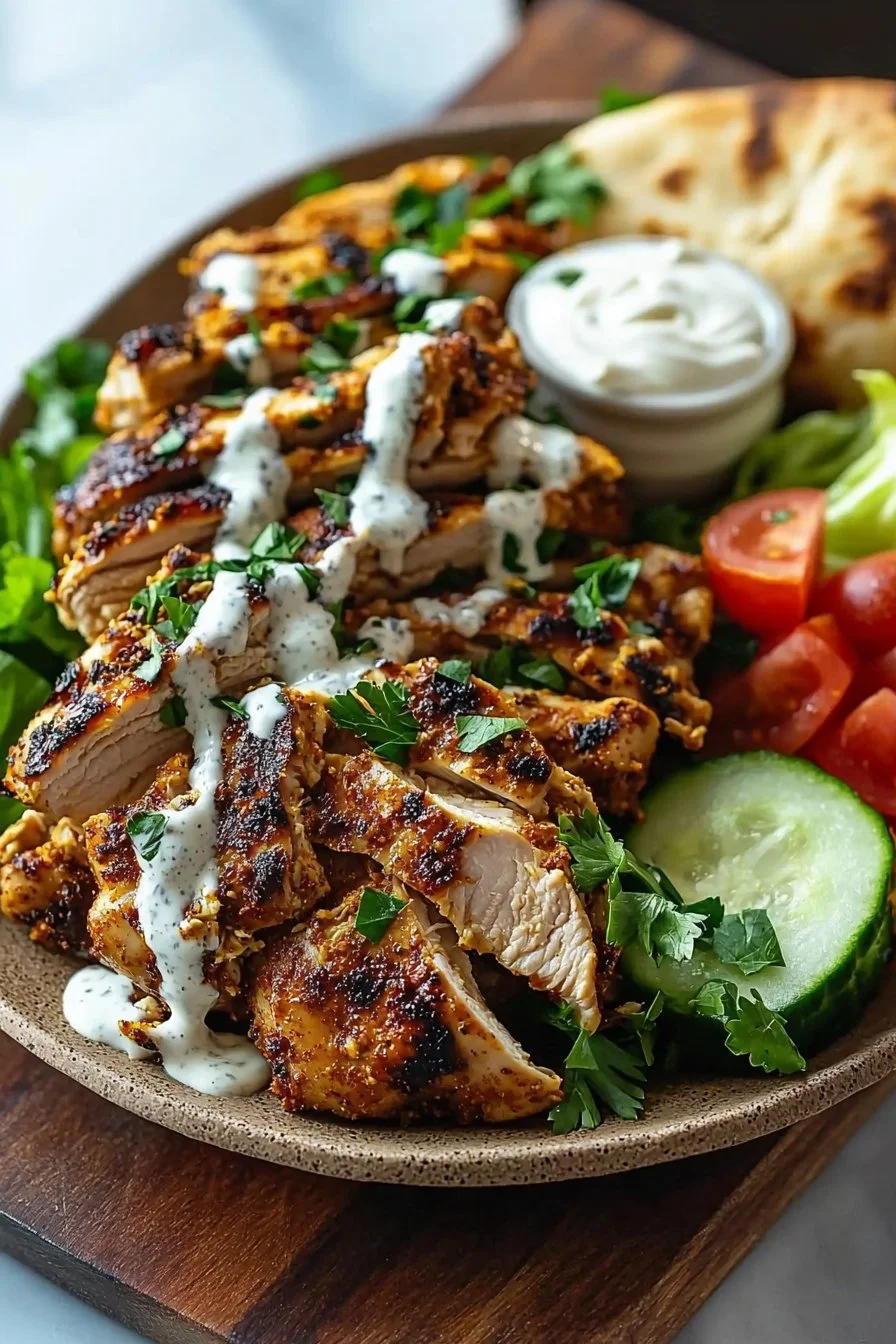 Chicken Shawarma with Garlic Sauce