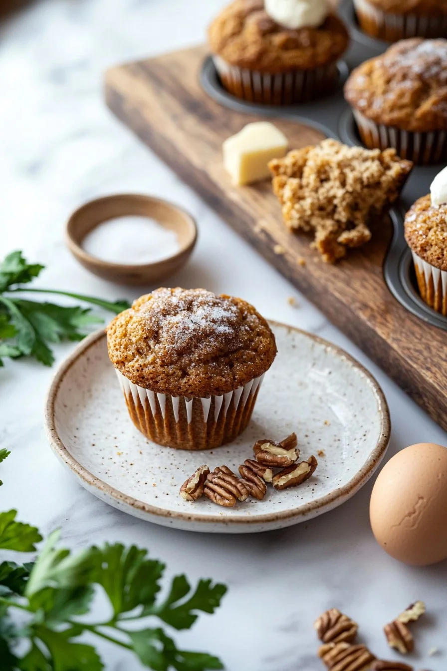 Delicious Cinnamon Coffee Cake Muffins fresh out of the oven