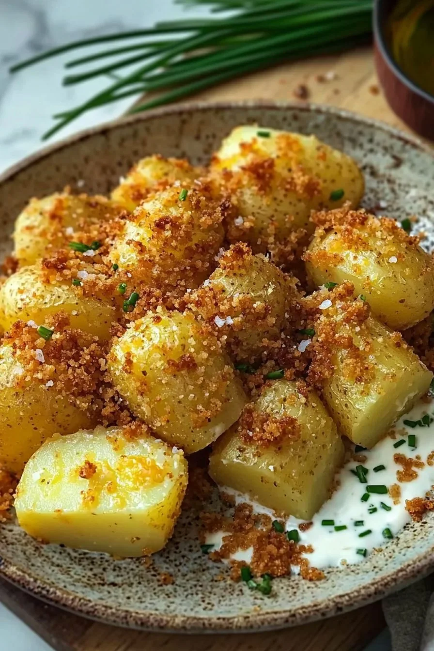 Creamy Crunchy Potato Pillow