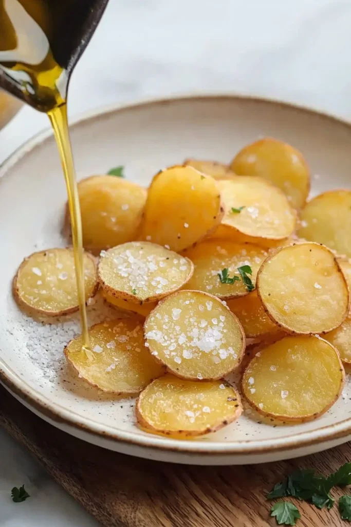 Crispy potato chips in a bowl, perfect for snacking