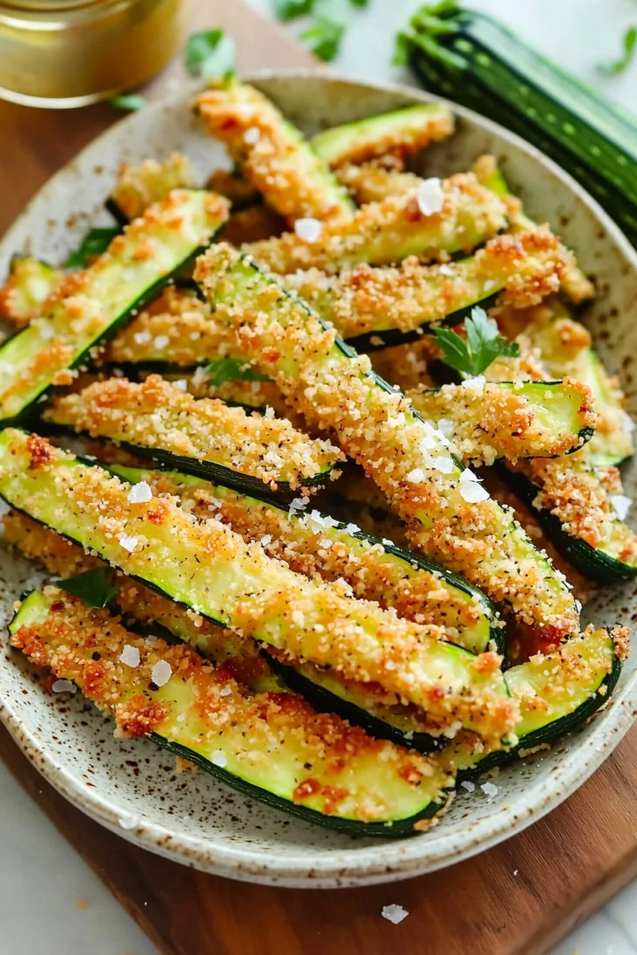 Easy Parmesan Zucchini Fries