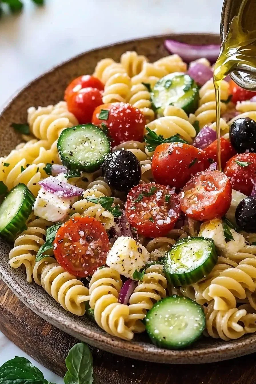 Mediterranean Italian Pasta Salad