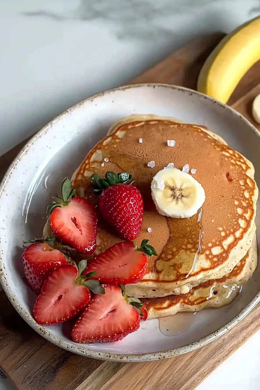 Strawberry Banana Pancakes
