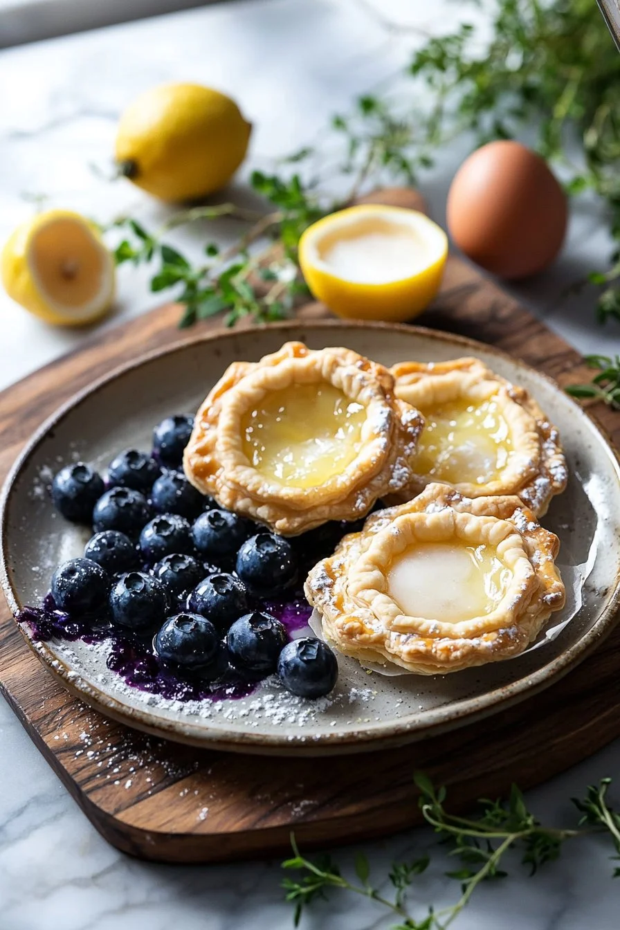 Delicious homemade Blueberry Lemon Pop Tarts with flaky crust and vibrant filling