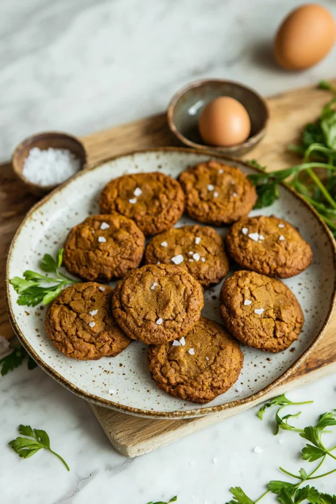 Healthy soft pumpkin cookies baked with nutritious ingredients