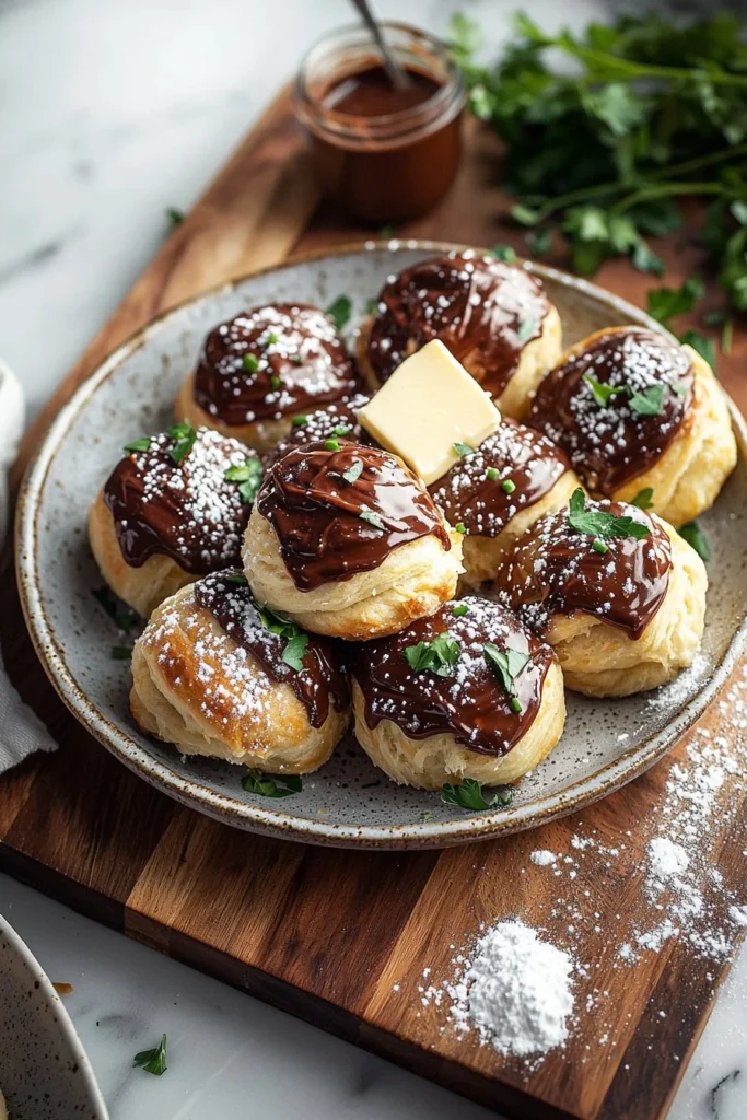 Delicious Nutella Bombs filled with creamy Nutella