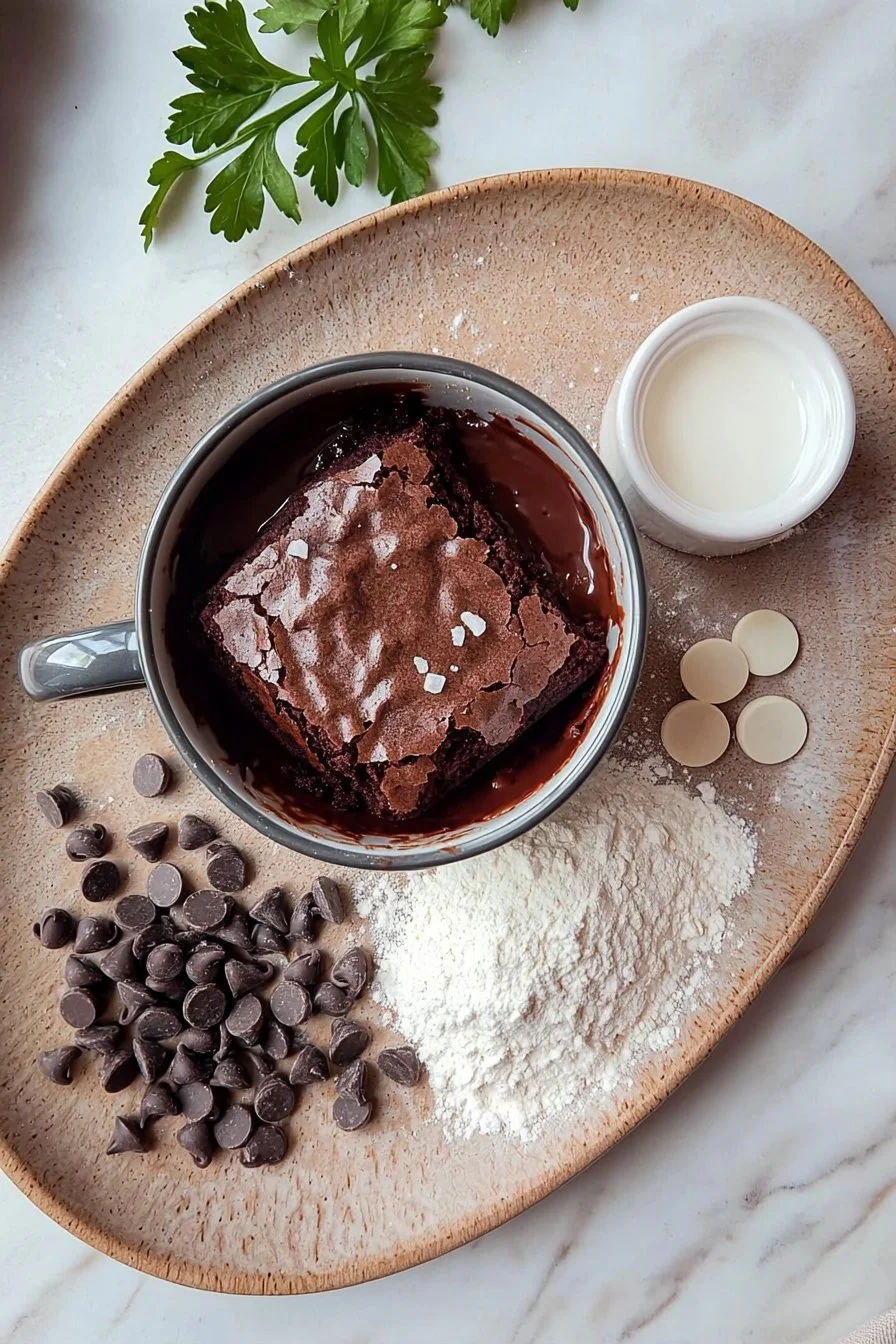 1-Minute Microwave Brownie in a Mug