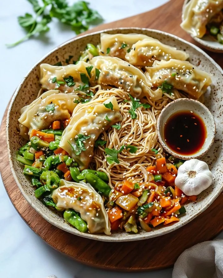 20-Minute Potsticker Noodle Bowls