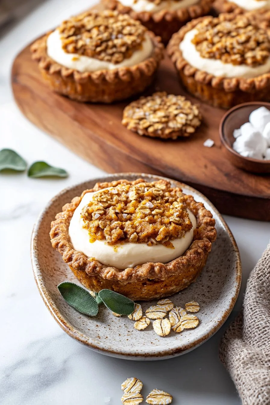 Pumpkin Oatmeal Cream Pies with Soft Cookies and Cream Filling